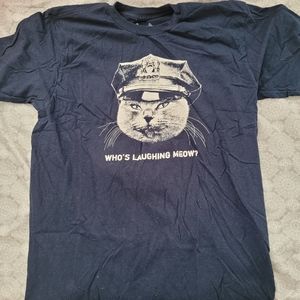 Cat cop shirt
